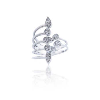 6 Ring -White Gold and Diamonds